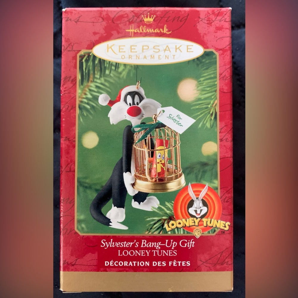 Hallmark Keepsake Ornament Sylvester Tweety Looney Tunes like new condition